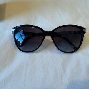 Burberry - Brand New Sunglasses - Black Frames with Gray Gradient Lens